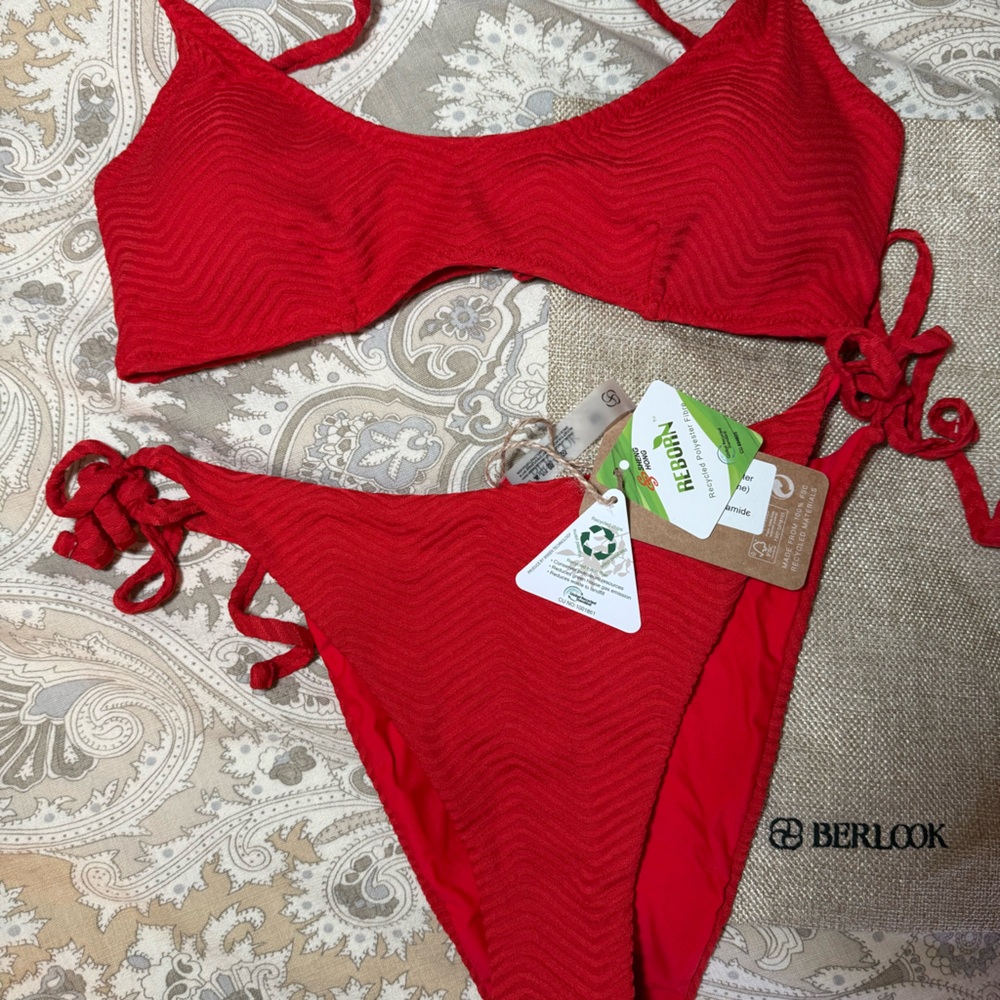 Berlook Vibrant Red Swimwear